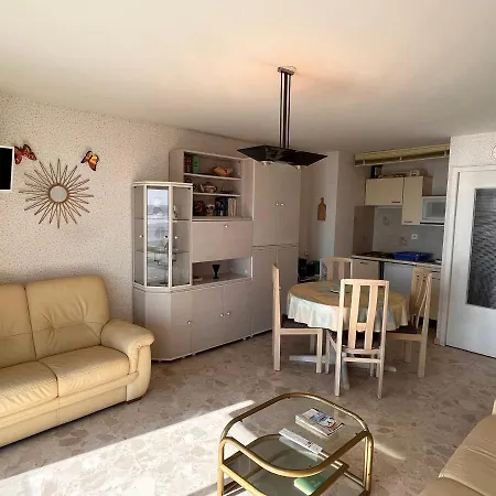 Apartmán T2 Avec Balcon Et Vue Mer, 1er Etage, Ascenseur, Tv, Cuisine Equipee - Fr-1-197-466