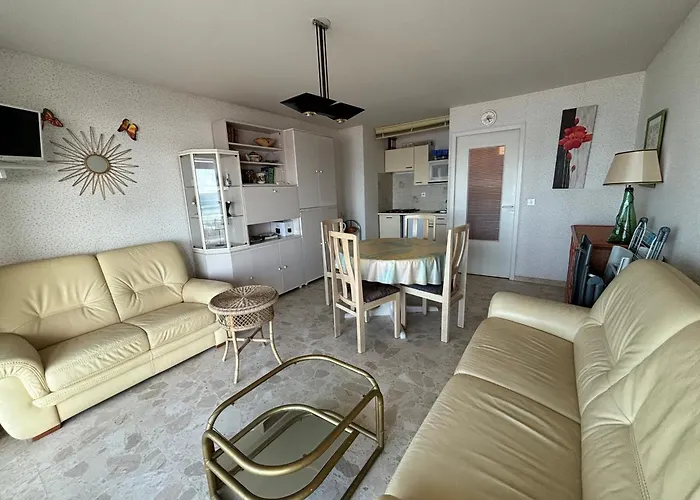 T2 Avec Balcon Et Vue Mer, 1er Etage, Ascenseur, Tv, Cuisine Equipee - Fr-1-197-466 *