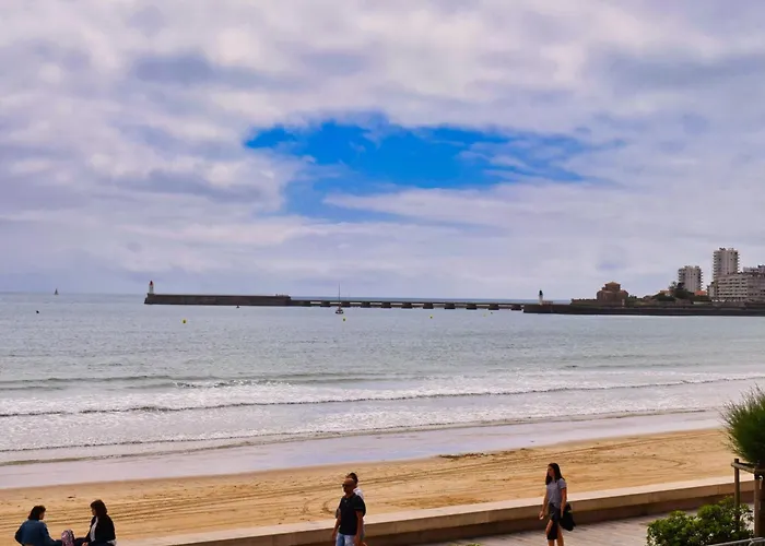 公寓 T2 Avec Balcon Et Vue Mer, 1er Etage, Ascenseur, Tv, Cuisine Equipee - Fr-1-197-466 *